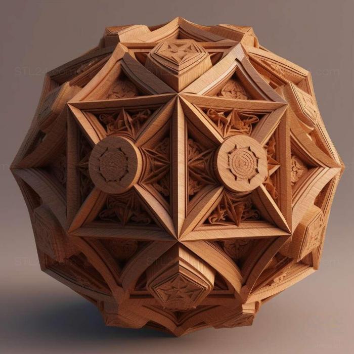 Ideas (Icosahedron 4, IDEA_18440) 3D models for cnc